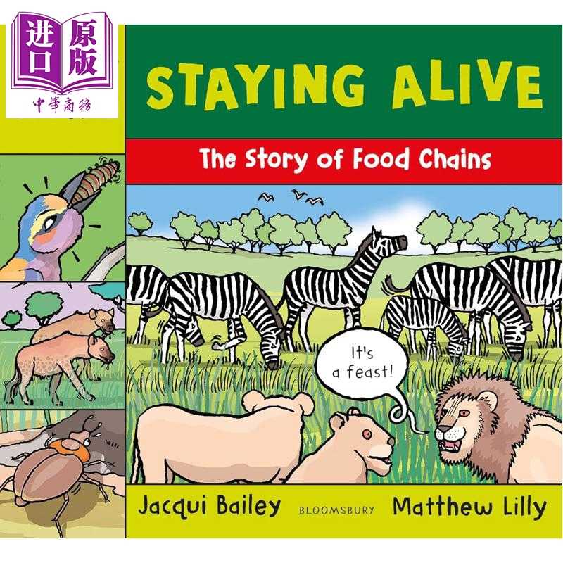 进口原版 *科学工作解码 食物链 Science Works Staying Alive The Story of a Food Chain 英文原版 儿童科普知识   Bloomsbury U