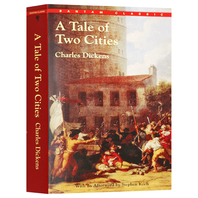 进口原版 双城记 英文原版小说 A Tale of Two Cities 查尔斯狄更斯 世界经典名著 全英文版进口英语书籍 可搭圣诞颂歌大卫科波