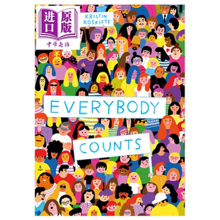 进口原版 *Everybody Counts: A counting story from 0 to 7.5 billion 每个人都很重要：从0到75亿的计数故事 Kri   Wide Eyed E