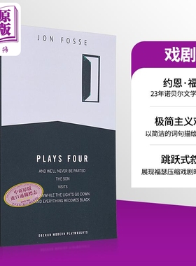 进口原版 *23年诺贝尔文学奖得主 约恩福瑟  戏剧4 Jon Foses 英文原版 Plays Four 我们永不分离 儿子 探访   Bloomsbury Academi