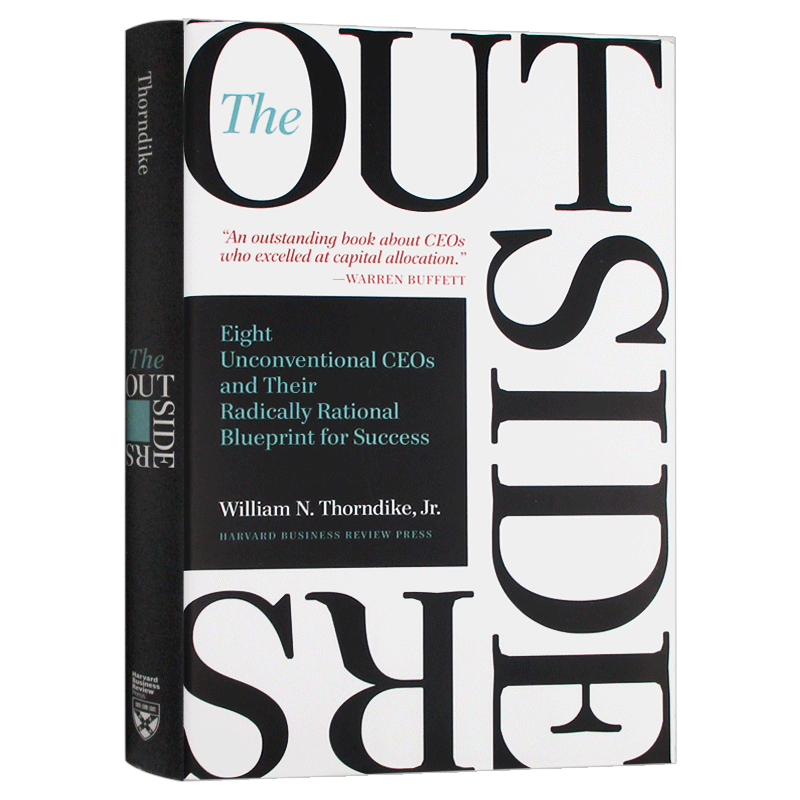 进口原版 The Outsiders 商界局外人 巴菲特尤为看重的八项企业家特质 英文原版 威廉桑代克 投资的视角看待管理 英语企业管理