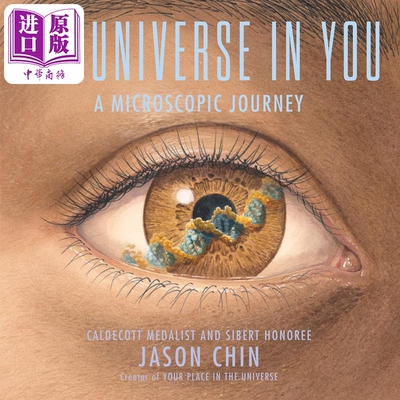 进口原版 *凯迪克奖得主插画师 Jason Chin A Microscopic Journey 微观的旅程 英文原版 进口图书 儿童绘本 宇宙科   Neal Porter