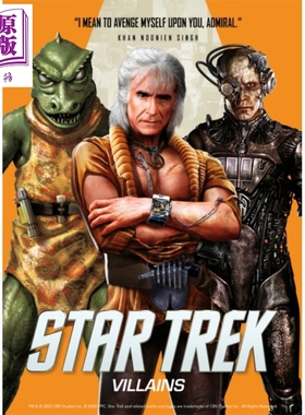进口原版 *星际迷航中的反派 英文原版 Star Trek Villains Titan Magazines   Titan Books