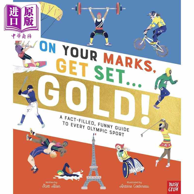 进口原版 *奥运会指南 On Your Marks Get Set Gold 英文原版 儿童科普绘本 知识百科图画书 进口图书 7-12岁 内容   Nosy Crow