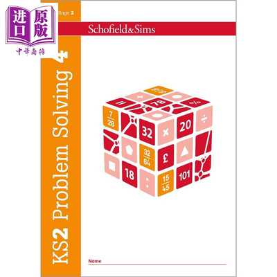 进口原版 *KS2 Problem Solving 4 英国Schofield小学教辅 KS2数学应用题解题书4 英文原版幼小数学学习教辅 进口图   Schofield a