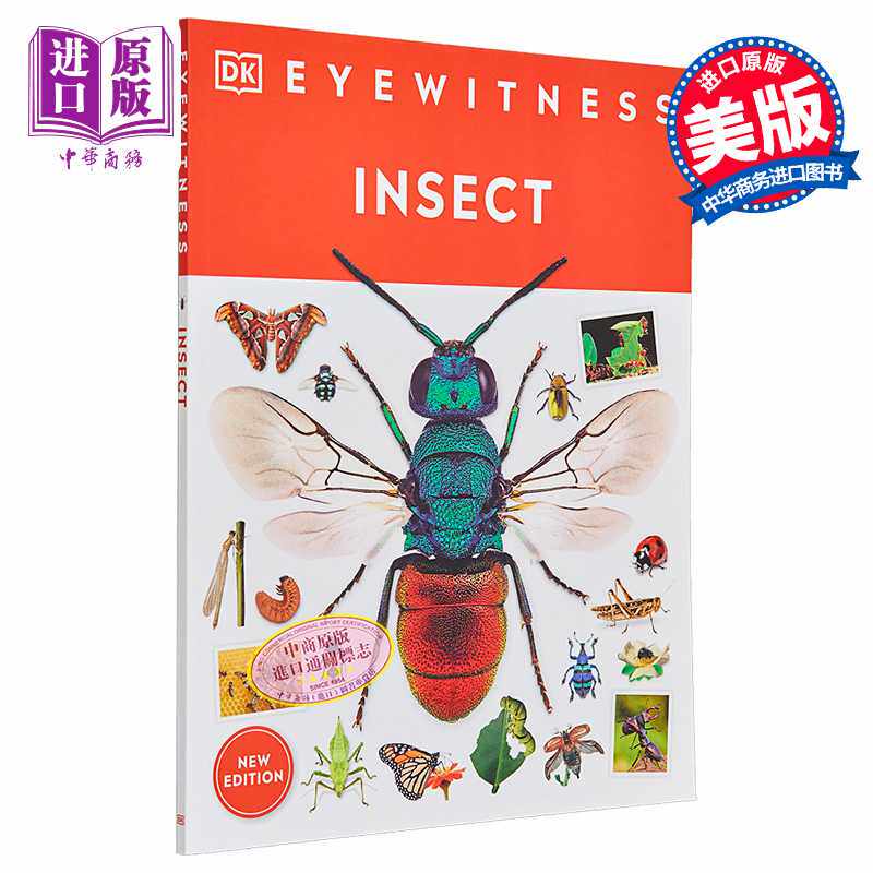 进口原版 *DK 英文原版 Eyewitness 系列昆虫百科 Insect Eyewitness 昆虫指南 插图介绍   DK USA