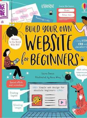 进口原版 *尤斯伯恩初学者 建立自己的网站 Build Your Own Website 英文原版 儿童科普绘本 百科知识科学读物 进口   Usborne Pub