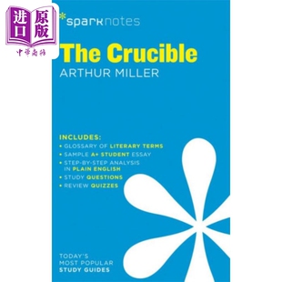 The 进口原版 CrＵＣible 英文原版 坩埚 Sparknotes 文学指南