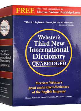 进口原版 麦林韦氏国际词典 第三版 Webster's Third New International Dictionary 英文原版 Philop Babcock Gove 进口英语书