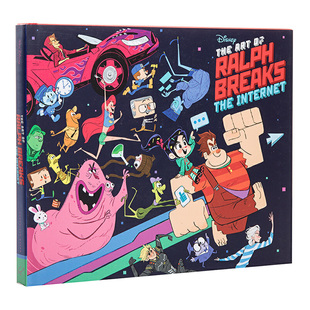 英文原版 Ralph 无敌破坏王2 电影设定集 艺术画册 Books 进口原版 电影精装 Art 大闹互联网 the Breaks Chronicle Internet