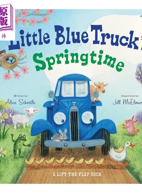 进口原版 *Little Blue TrＵＣk's Springtime 蓝色小卡车，春天来了 英文原版 进口原版 4岁以上 儿童纸板书 Alice S