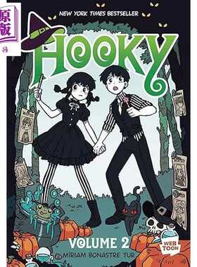 进口原版 *翘学小法师2 魔法学徒逃学日记 漫画 Hooky Volume 2 英文原版 Míriam Bonastre Tur 奇幻绘本小说   Clarion Books