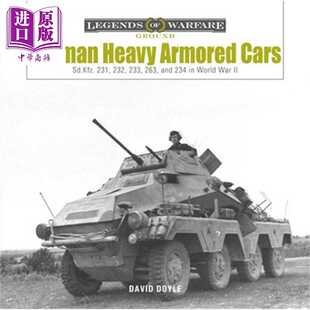 German 甲车 Armored Legends Doy Schiffer Ground Heavy Cars Warfare 进口原版 英文原版 David 德国二战时期重型装