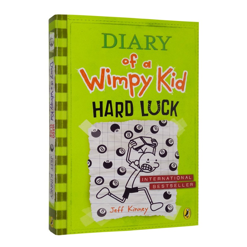 进口原版 小屁孩日记英文原版平装绘本 Diary of a Wimpy Kid 8: Hard LＵＣk   PuffinBooks