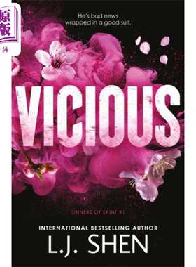 进口原版 *恶毒 Sinners of Saint 系列 1 Vicious 英文原版 L J Shen 北美浪漫爱情流行小说   Hodder