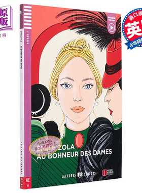 进口原版 *法文原版ELI Young Adult Readers French B1 Au bonheur des dames 女人的幸福 法语学习分级阅读读物    ELI Publishi