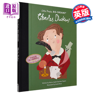 Big Lin Frances 英文原版 Little People 4岁到7岁 Charles Dreams 进口原版 Dickens Maria 小人物大理想：查尔斯·狄更斯