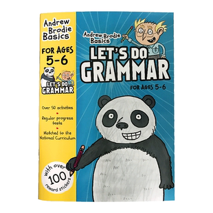 进口书籍 6岁 小学教材 英文原版 英文版 Brodie Let Grammar 进口原版 瑞雅进口 英国小学英语语法练习册5 Andrew