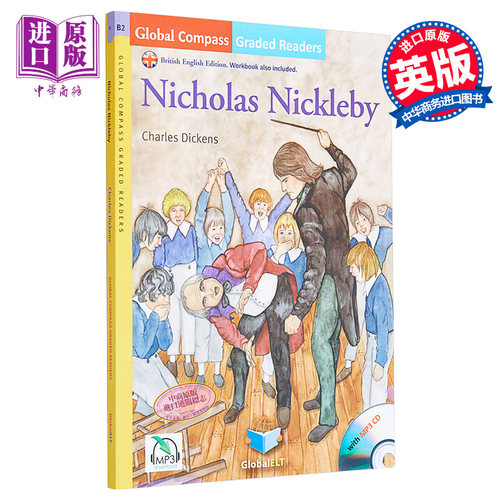 进口原版 *剑桥英语考试附线上音频世界名著读物 Global ELT Graded Reader Nicholas Nickleby 尼古拉斯·尼克比    GLOBAL ELT