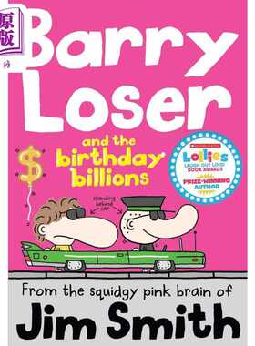 进口原版 *倒霉蛋巴里 巴里的生日 The Barry Loser Barry Loser and the birthday billions英文原版 儿童插画故事   Farshore