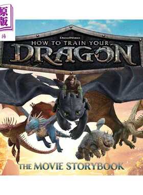 进口原版 *驯龙高手电影故事书 How to Train Your Dragon The Movie Storybook 英文原版 儿童绘本故事书 进口童书   Simon Spotl