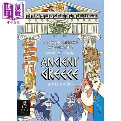 进口原版 *趣味漫画故事集 古希腊神话 Myths Monsters and Mayhem in Ancient Greece 英文原版 儿童神话故事读物    Templar Pub