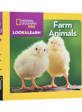 进口原版 National Geographic Kids Look and Learn Farm Animals 国家地理儿童版边看边学 农场动物 英文原版 英文版