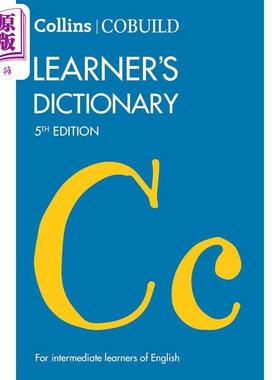 进口原版 *柯林斯中级英语学习词典-2024年第5版新版 Collins COBUILD Learners Dictionary 5th Edition   Harper Collins UK