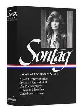 进口原版 英文原版 Susan Sontag Essays of the 1960s & 70s (LOA #246) 苏珊·桑塔格 20世纪60年代和70年代的散文 精装  进