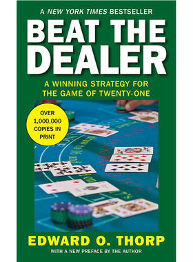 进口原版 *击败庄家：21点的有利策略 英文原版 Beat the Dealer: A Winning Strategy for the Game of Twenty-One   Knopf Publi
