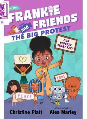 进口原版 *弗兰基新闻小分队2 Frankie and Friends The Big Protest 英文原版 全彩插图儿童章节故事 初级章节书    Candlewick P