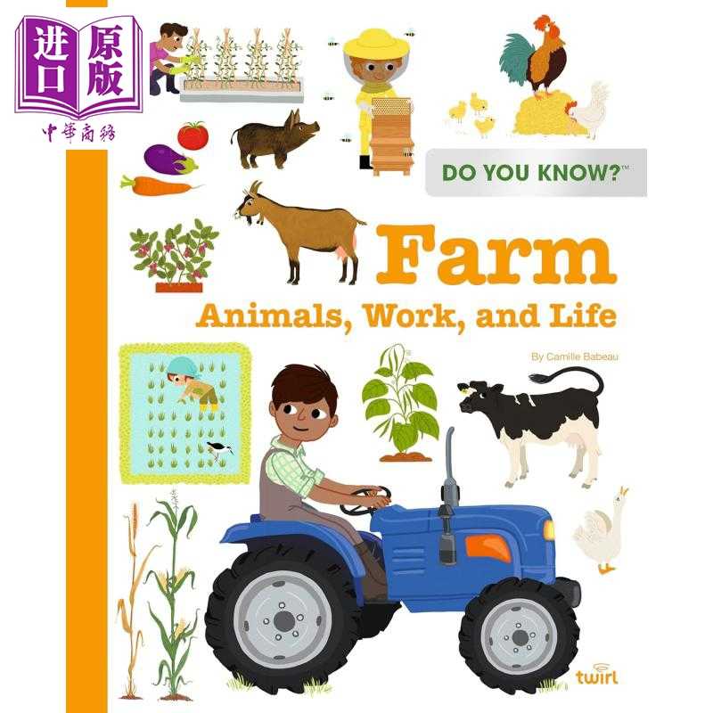 进口原版 *你知道吗 动物农场与生活 Do You Know Farm Animals Work and Life英文原版 儿童科普绘本 百科知识图画   TWIRL