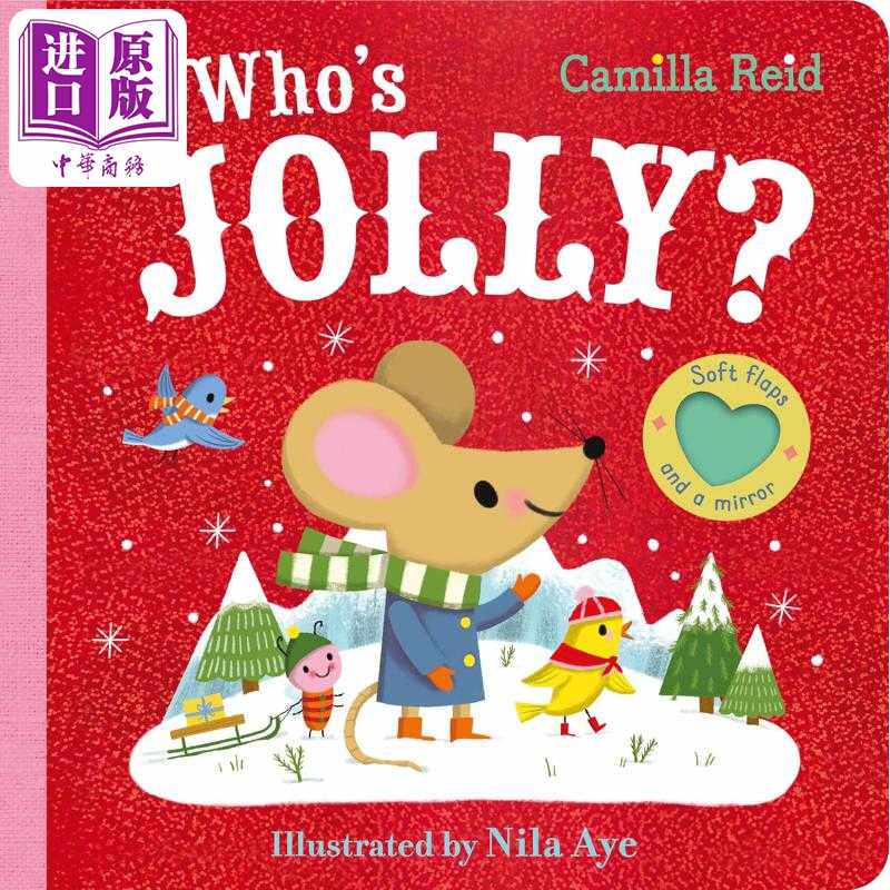 进口原版 *卡米拉·里德 谁是小老鼠 Whos Jolly 英文原版 幼儿纸板书 亲子读物 翻页书捉迷藏书 低幼童书 进口 1-3   Macmillan U