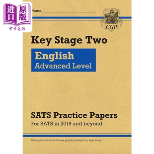 English for 2022 CGP 进口原版 Advanced SATs tests Practice Targeted Level Papers KS2 the 英国CGP