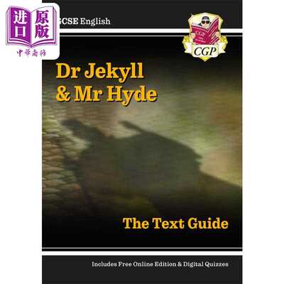 进口原版 *英国CGP GCSE English Text Guide - Dr Jekyll and Mr Hyde includes Online Edition & Quizzes   CGP