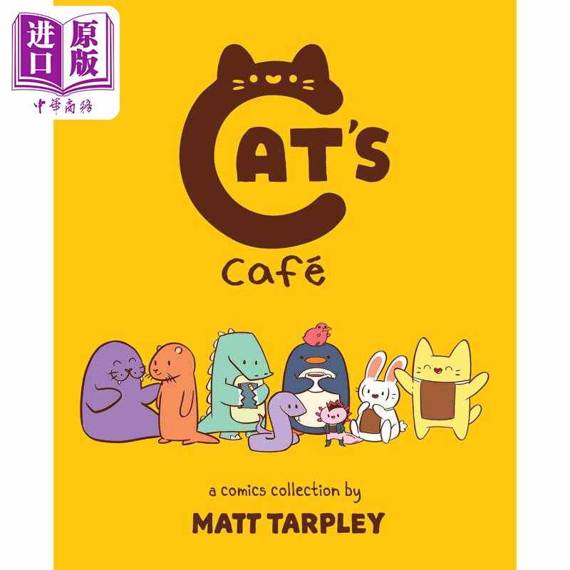 进口原版 *桥梁漫画 猫咪咖啡馆1 Cat's Cafe 英文原版进口小初文学 幽默笑话 改编自流行网络漫画 Gwen Tarpley 12   Andrews McM