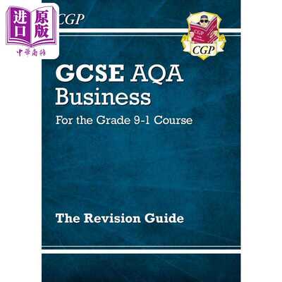 进口原版 *英国CGP New GCSE Business AQA Revision Guide (with Online Edition, Videos & Quizzes)   CGP