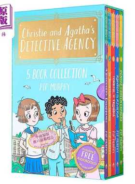 进口原版 *轻松经典史诗 阿加莎的合集5册 Christie and Agathas Detective Agency 英文原版小初文学 儿童文学故事   Sweet Cherr