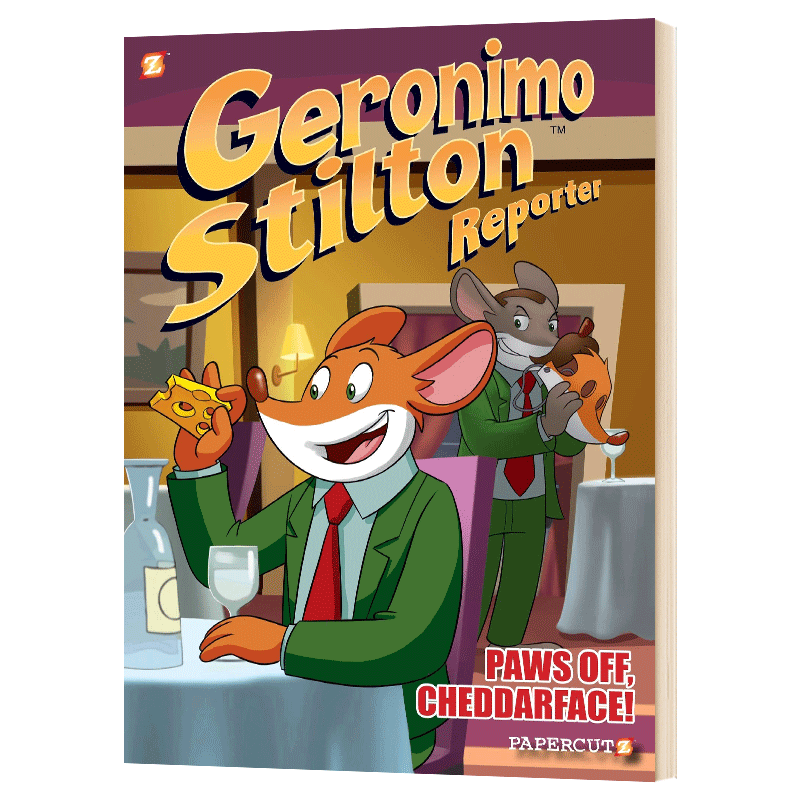 进口原版 老鼠记者 全彩漫画小说6 Geronimo Stilton Reporter #6: Operation: Shufongfong 英文原版 英文版 精装   Papercutz