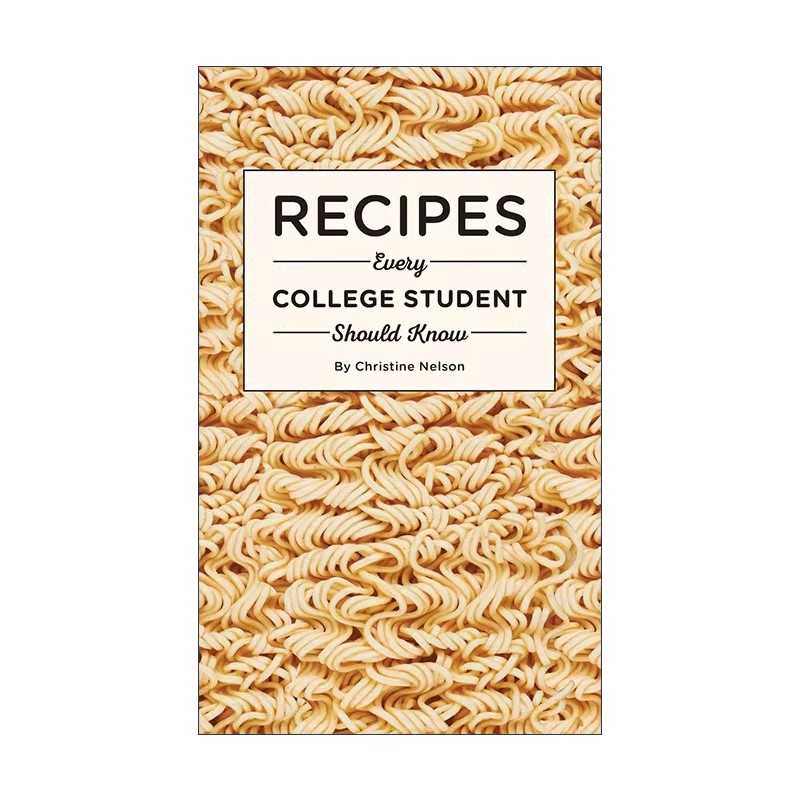 进口原版 英文原版 Recipes Every College Student Should Know Stuff You Should Know每个大学生都应该知道的食谱 简单快速