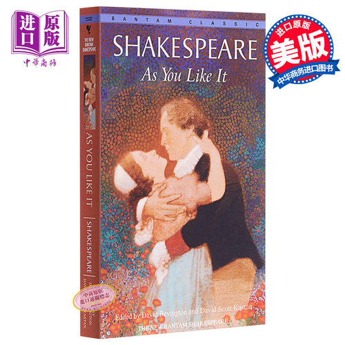 进口原版 *莎士比亚：皆大欢喜 英文原版小说 英文版 英文原版书 As You Like it William Shakespeare Bantam Doub   Bantam Doub