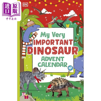 进口原版 *DK恐龙盲盒书 My Very Important Dinosaur Advent Calendar 英文原版进口 儿童活动与玩具书 24本小书    DK Publishin