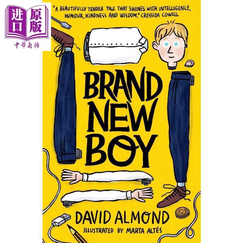 进口原版 *全新的男孩 英文原版 Brand New Boy Almond David 青春小说 青少年小说   Walker Books Ltd