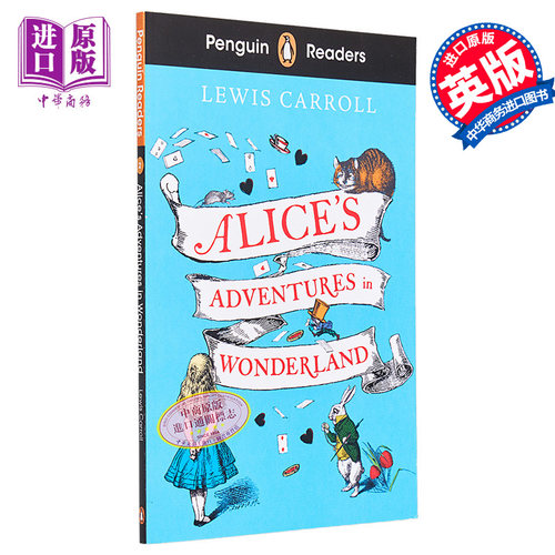 进口原版 *企鹅阅读第2级 爱丽丝漫游仙境 ELT分级读物 Alices Adventures in Wonderland 英文原版 Lewis Carroll   Penguin UK