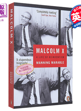 进口原版 *马尔科姆:百变人生 英文原版 Malcolm X: A Life of Reinvention   Penguin UK