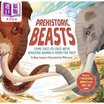 进口原版 *Prehistoric Beasts 史前动物立体书 英文原版 进口图书 儿童立体书 恐龙动物知识百科图书   Templar Publishing