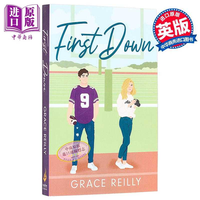 进口原版 *戏外系列 卷1 一次进攻 英文原版 First Down Grace Reilly 爱情小说 体育言情小说 北美晋江   Headline