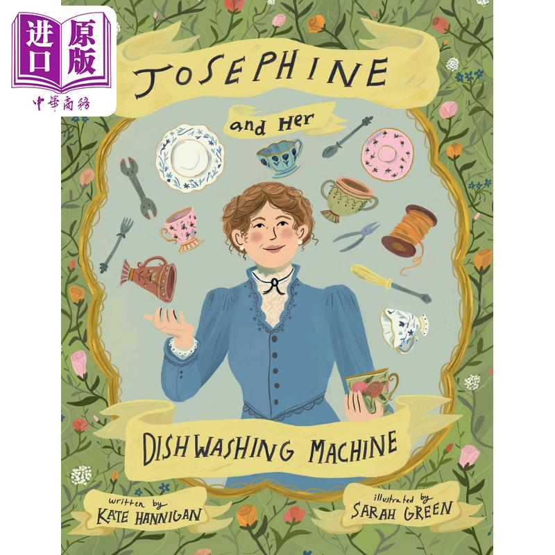 进口原版 *约瑟芬和她的洗碗机 Sarah Green Josephine And Her Dishwashing 英文原版 儿童绘本 人物故事图画书 精   Astra Publi