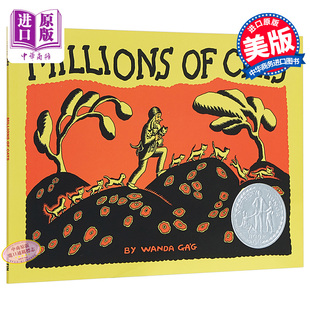 进口原版 *进口英文原版童书 Millions of Cats 100万只猫 一百万只猫 纽伯瑞银奖 得奖绘本 美国史上真正的绘本荣 Puffin Books