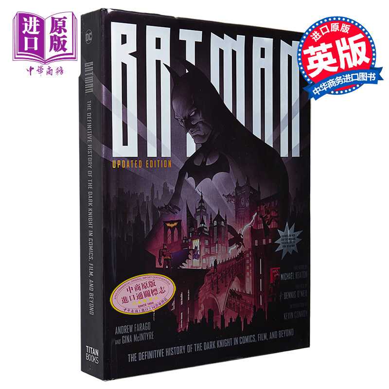 进口原版 蝙蝠侠 黑暗骑士 漫画影视历史 Batman History of the Dark Knight in Comics Film 英文原版 Gina McIntyre